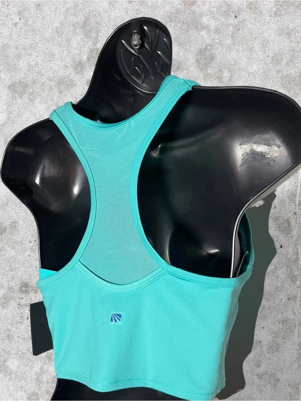 NWT Marika x Cycle House Technolite Turquoise Sports Bra Size Medium